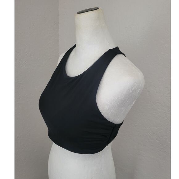 Athleta‎ Maldives Bra Cup Bikini Top Womens Size 34 B/C Black Underwire UPF - Picture 3 of 12